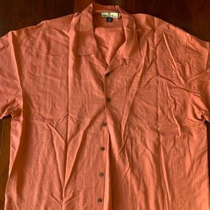 SALMON TOMMY BAHAMA XXL SHIRT